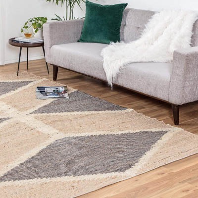 Mountains of the Moon Jute Area Rug
