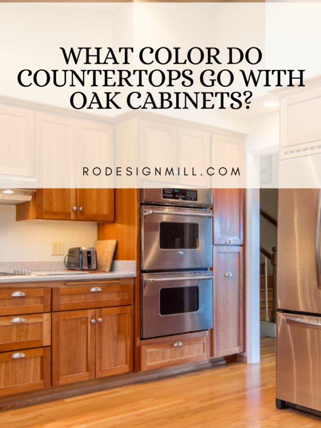 What Color Do Countertops Go With Oak Cabinets?