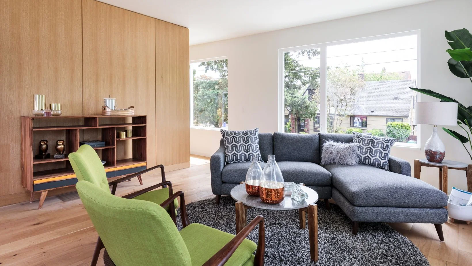 Mid-century Modern house living room interior